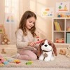 Multistore Pliušinis šuniukas su krepšiu ir šepečiu vaikams