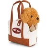 Multistore Pliušinis šuo su krepšiu ir šepetėliu vaikams