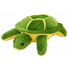 Lean Toys Pliušinis vėžlys, žalias ir geltonas, 23 × 19 × 10 cm