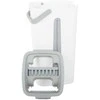 Rotary flat mop two-chamber wringer bucket