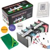 Pokerio rinkinys 200 žetonų su kortomis ir kilimėliu