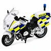 Lean Toys Policijos transporto priemonių rinkinys su šviesos ir garso efektais, baltos ir mėlynos spalvos, 3 vnt.