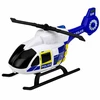 Lean Toys Policijos transporto priemonių rinkinys su šviesos ir garso efektais, baltos ir mėlynos spalvos, 3 vnt.