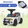 Policijos važinėjamas automobilis baltas