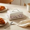 Orion porcelianinė maselnicė LOUKA balta su gėlėmis