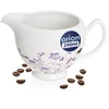 Porcelianinis pieno indelis, baltas, 230 ml, 13 × 8,5 × 7,5 cm