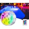 Povandeninis šviestuvas baseinui su 10 LED, RGB, IP68