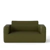 Pripučiama sofa su įkraunamu siurbliu, žalia, 176 x 84 x 81 cm