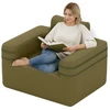 Pripučiama sofa tamsiai žalia