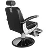 Activeshop Profesionali barberio kėdė Gabbiano Imperial, juoda