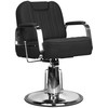 Activeshop Kirpyklos kėdė HAIRDRESSING CHAIR BARBER RUFO Juodas