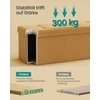 Pufas 38 x 110 x 38 cm geltonas