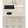 Songmics Pufas, 38x76x38 cm, kreminis