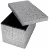 Pufas 49 x 31 x 29 cm pilkas
