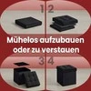 Songmics Pufas su daiktadėže, 38x38x38 cm, 300 kg apkrova
