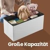 Songmics Pufas su daiktadėže, 76x38x38 cm, iki 300 kg