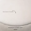 HOMCOM 2 vnt. sėdimųjų pufų komplektas su daiktadėže, osmanas, pėdų kėdutė, laikymo dėžė, nuimamas dangtis, velvetinis apmušalas, kreminės baltos spalvos, 40 x 40 x 41 cm