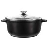Orion Granito puodas 28 cm, 7 l su stiklo dangteliu