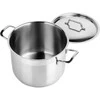 Orion Plieninis puodas ANETT 20 cm, 4,6 l, su dangčiu