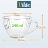 Puodeliai 240 ml 6 vnt.