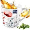 Quantec Orion Porceliano Kavos Puodelis 430 ml - Gėlių Dekoracija
