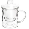 Puodelis su sieteliu, 350 ml, skaidrus, 12 × 9 × 13 cm
