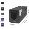 QOLTEC 53776 nepertraukiamo maitinimo linijos interaktyvus monolitas 1500VA 900W