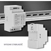 Qoltec DIN bėgio maitinimo šaltinis | 60W | 24V | 2,5A | Pilka