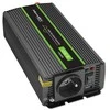 QOLTEC 51933 grynos sinusinės bangos keitiklis, monolitinis / 600 W / 1200 W / 12 V–230 V