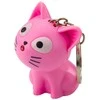 Lean Toys Raktų pakabukas su LED ir garsu, katės formos, 5.5 x 4 cm
