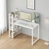 Songmics Rašomasis stalas 120x60x120,1 cm baltas