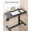 Songmics Rašomasis stalas su ratukais, 80 x 45 x 65–102 cm