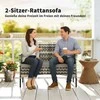 Rataninė sofa 2 vietų