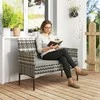 Rataninė sofa 2 vietų