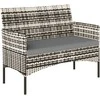 Rataninė sofa 2 vietų