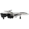 RC dronas su automatiniu pakilimu ir nusileidimu bei aukščio palaikymu, pilkas–juodas su geltonais elementais, 23 × 14,7 × 5 cm