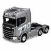 Huina RC sunkvežimis Scania 770S su priekaba, sidabrinis, 1:18