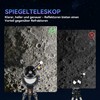 Outsunny teleskopas su veidrodžiais, 114 mm objektyvas, 2 okuliarai, ieškiklis, aliuminis, tamsiai mėlynas