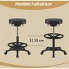 Reguliuojama darbo kėdė SONGMICS 59,5-81 cm juoda