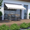 MultiGarden Pilka balkoninė markizė 200 cm