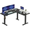Songmics Reguliuojamo aukščio stalas 160 x 140 x 72–120 cm