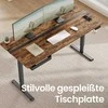 Songmics Reguliuojamo aukščio rašomasis stalas 160,1 × 70,1 cm