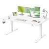 Songmics Reguliuojamo aukščio stalas 160 × 80 × 72-120 cm