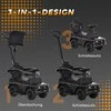 Riedantis automobilis juodas