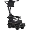 Riedantis automobilis juodas