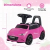 Riedantis automobilis rožinis
