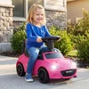 Riedantis automobilis rožinis