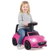 Riedantis automobilis rožinis