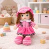 Lean Toys Rožinė lėlytė 35 cm