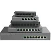 Šakotuvas Komutatorius - Grandstream GWN 7700P 5xGbE, 4xPoE Juodas